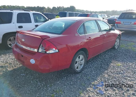 2008 Chevrolet Impala Lt из США, поврежденный, VIN 2G1WT58N081233285